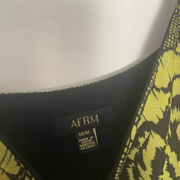 AFRM Black and Green Dress - Picture 5 of 5